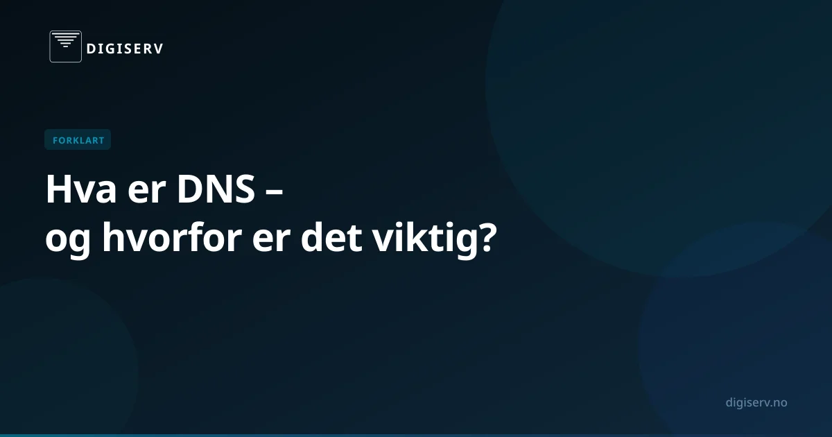 Hva er DNS – og hvorfor er det viktig for bedriften din?